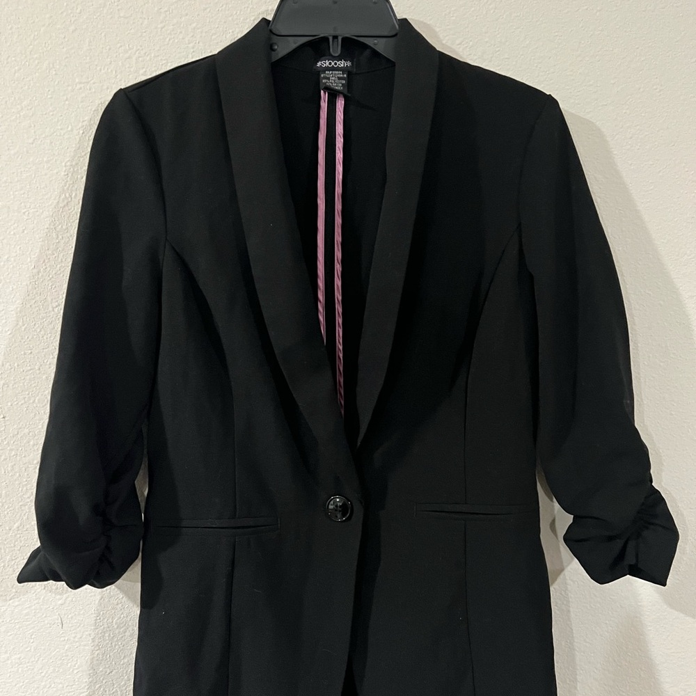 Black suit jacket